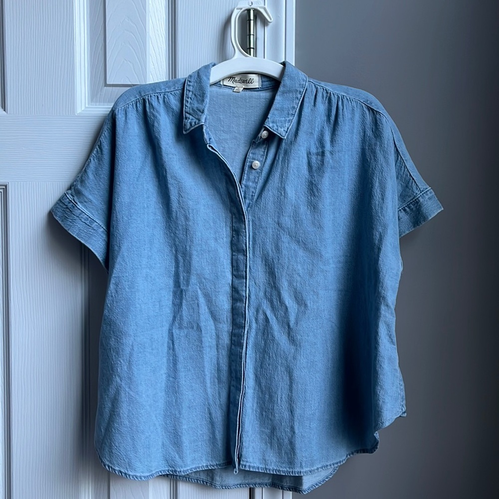 Madewell Chambray Blouse